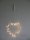 LED-LEUCHTHERZ, 30 cm, schwarz, mit Timer