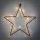 LED-LEUCHTSTERN  CLUSTER, 30 cm, schwarz, mit Timer