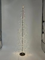 LED-GLITTER TREE, 120 cm, schwarz
