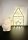 LED-LICHTHAUS mit Stern, 27,5 cm, schwarz, mit Timer