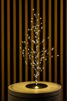 LED-GLITTER TREE, 45 cm, schwarz, mit Timer