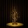 LED-GLITTER TREE, 30 cm, schwarz, mit Timer