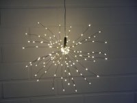 LED-SPUTNIK,  36 cm, schwarz, mit Timer