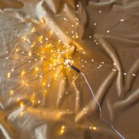LED-SPUTNIK,  36 cm, schwarz, mit Timer