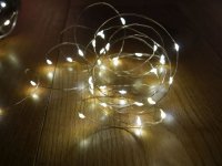 LED-LICHTERDRAHT mit 40 Lichtern und Timer