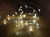 LED-LICHTERDRAHT mit 40 Lichtern und Timer