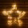 LED-LEUCHTSTERN CLUSTER, 50 cm, schwarz, mit Timer