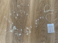 LED-LICHTERDRAHT, silber, 40 Sterne, 4 m