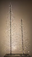 LED-GLITTER TREE, 60 cm, schwarz, mit Timer