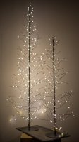 LED-GLITTER TREE, 60 cm, schwarz, mit Timer