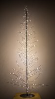 LED-GLITTER TREE, 90 cm, schwarz, mit Timer