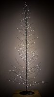 LED-GLITTER TREE, 90 cm, schwarz, mit Timer