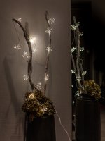 LED-LICHTERKETTE mit 16 Sputniks, 4,5 m, weiß, mit...