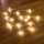LED-LICHTERKETTE mit 16 Sputniks, 4,5 m, weiß, mit Timer