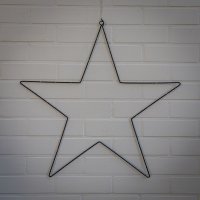 LED-LEUCHTSTERN, 50 cm, schwarz, mit Timer