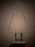 LED-LICHTBAUM mit Bodenstecker, 50 cm, schwarz, mit Timer